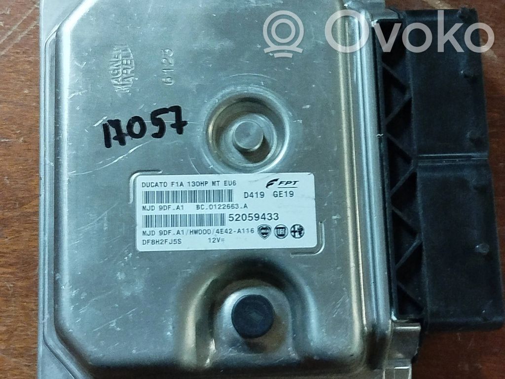 Fiat Ducato Engine ECU kit and lock set 
