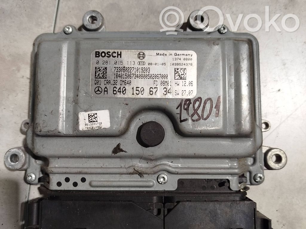 Mercedes-Benz A W169 Engine control unit/module 