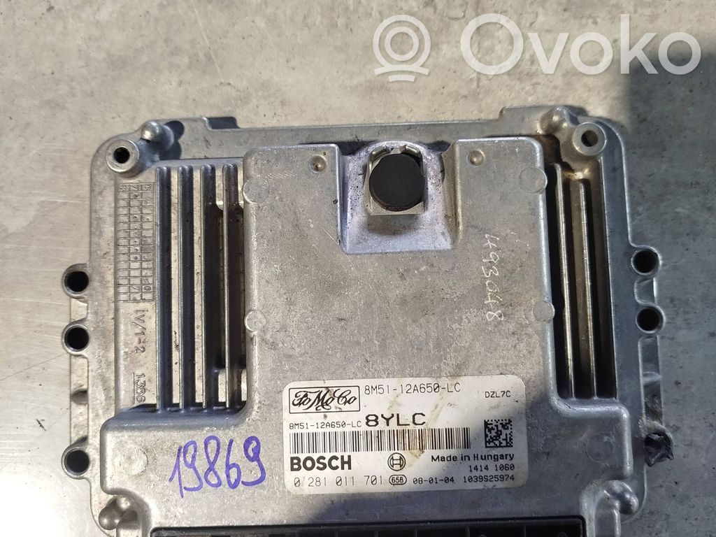 Ford Focus C-MAX Dzinēja vadības bloks 