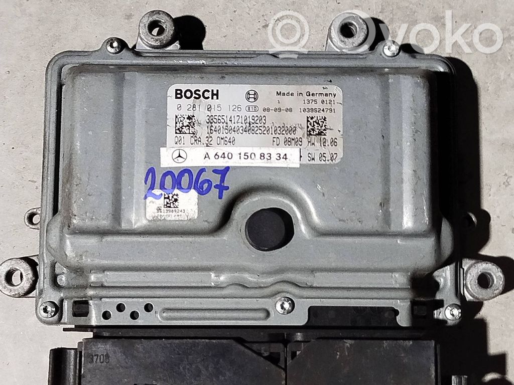Mercedes-Benz B W245 Engine control unit/module 
