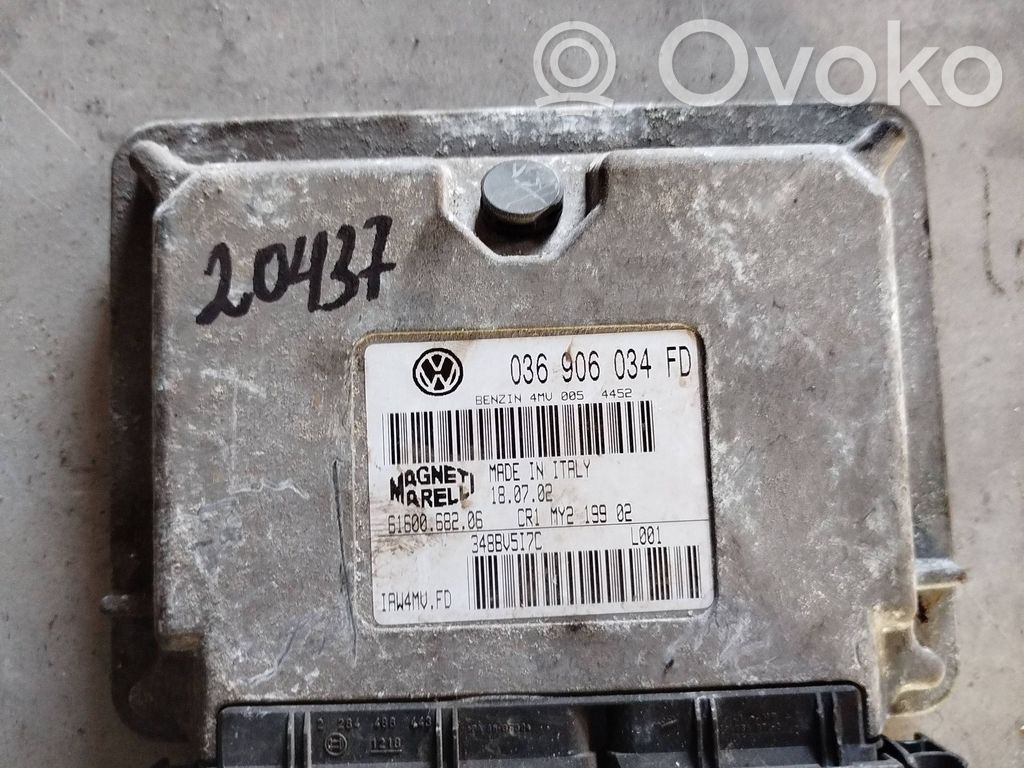 Volkswagen Polo III 6N 6N2 6NF Engine control unit/module 