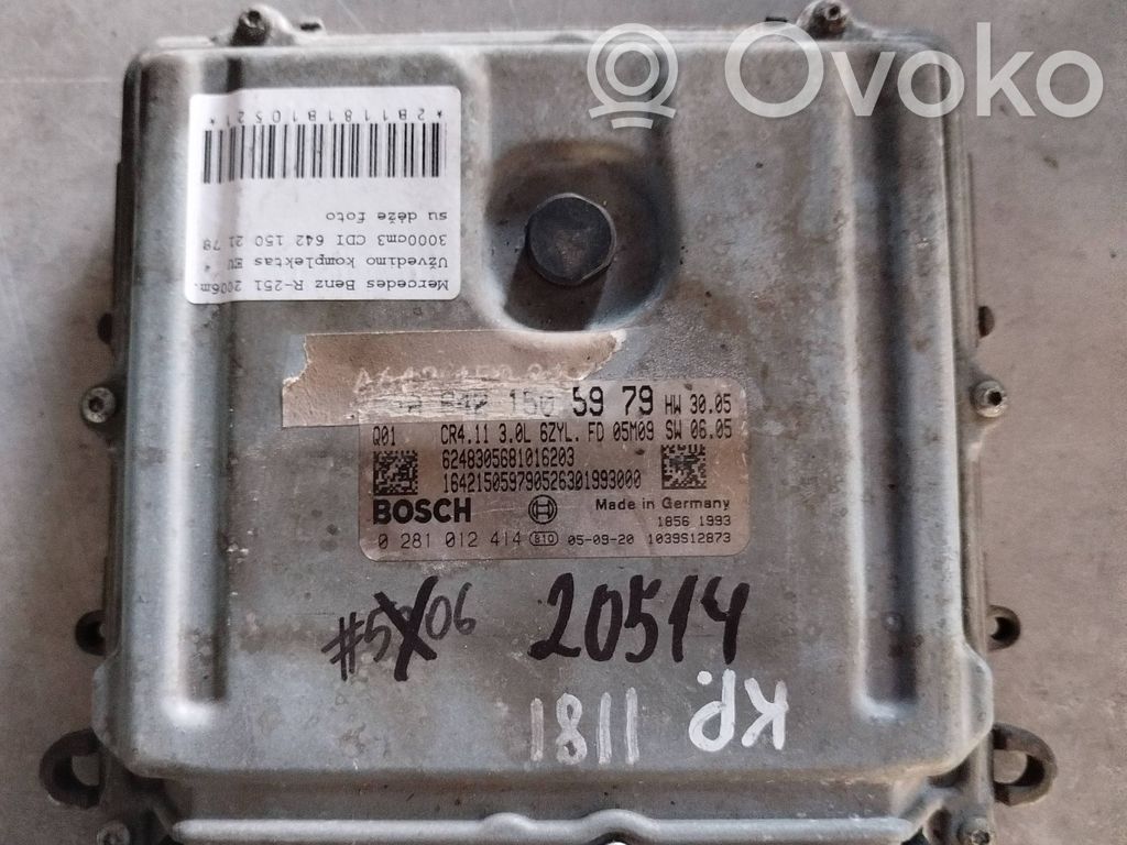 Mercedes-Benz ML W164 Sterownik / Moduł ECU 