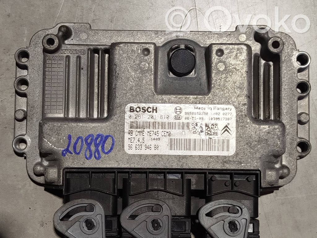 Peugeot 307 Engine control unit/module 