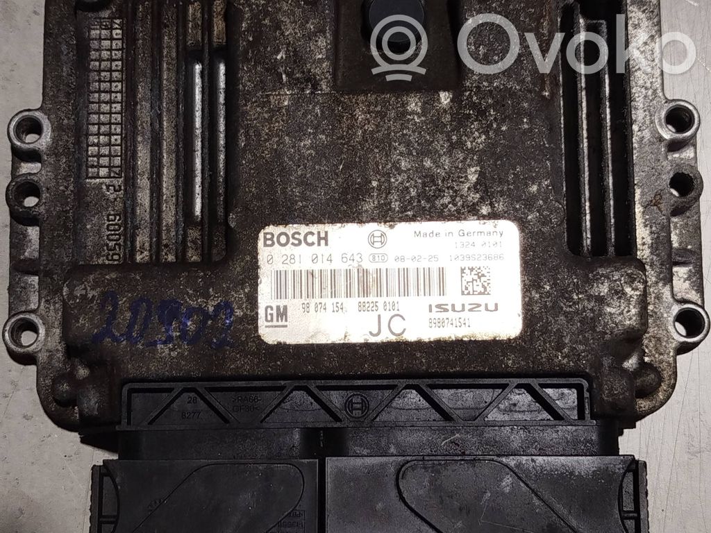 Opel Astra H Engine control unit/module 