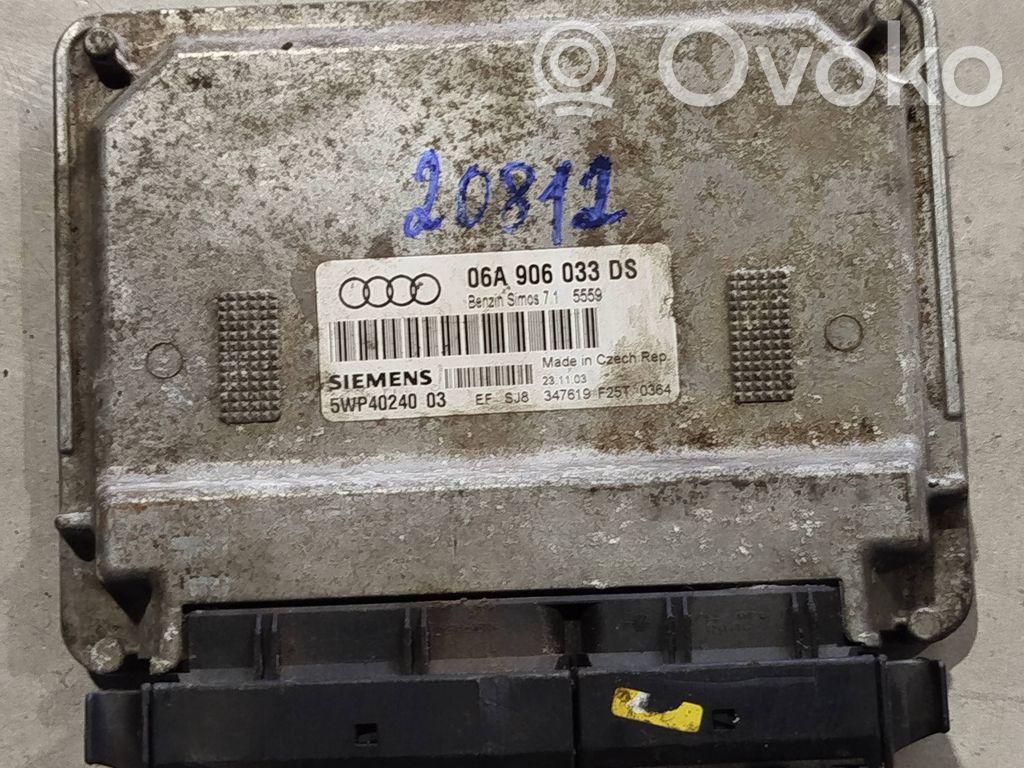 Audi A3 S3 8P Engine control unit/module 