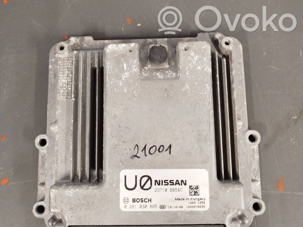 Engine control unit/module   23710BB59C,0281030885