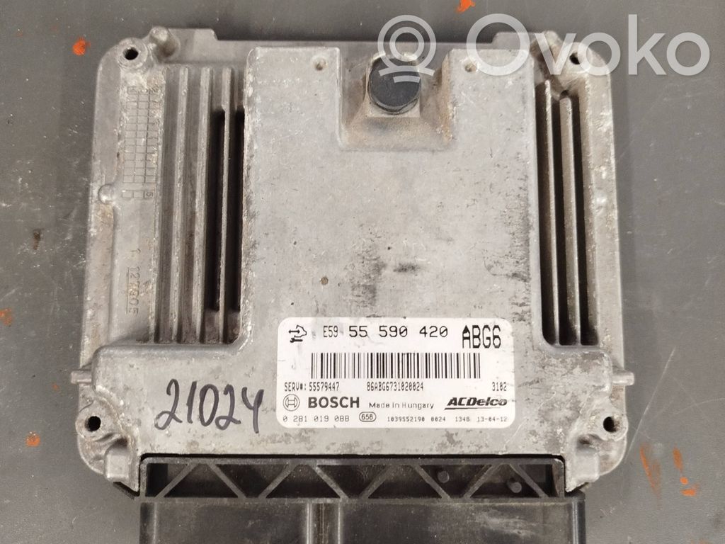 Engine control unit/module   55590420,0281019088