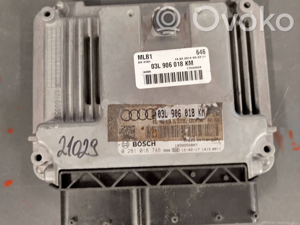 Seat Ibiza IV (6J,6P) Engine control unit/module 