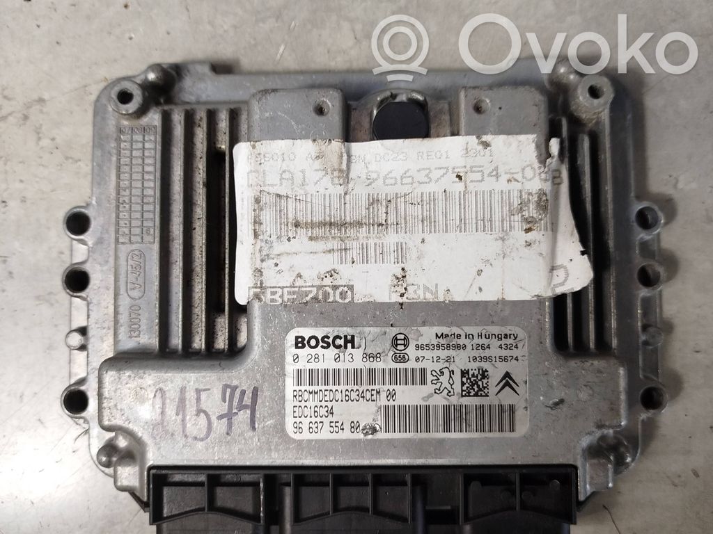 Citroen C4 I Engine control unit/module 