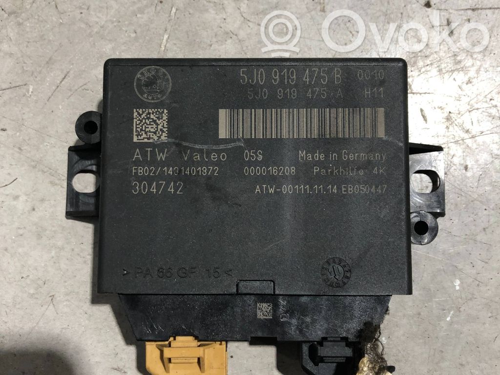 Skoda Superb B6 (3T) Parking PDC control unit/module 