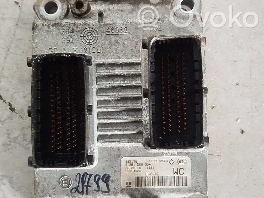 Opel Meriva A Engine control unit/module 