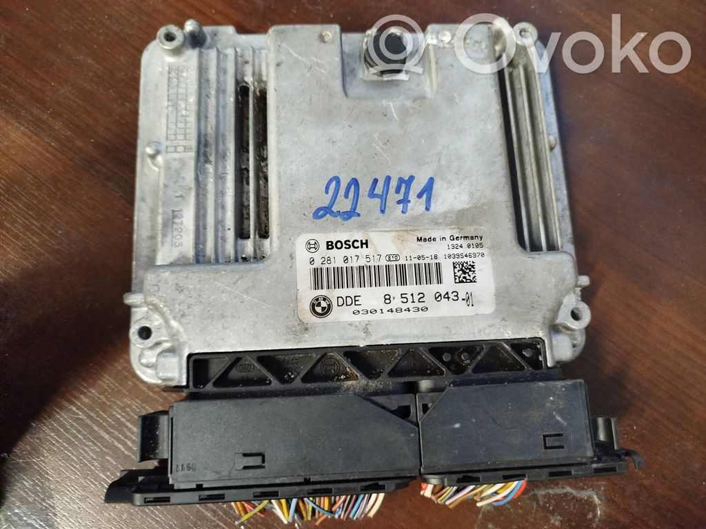 BMW 3 E90 E91 Engine control unit/module 