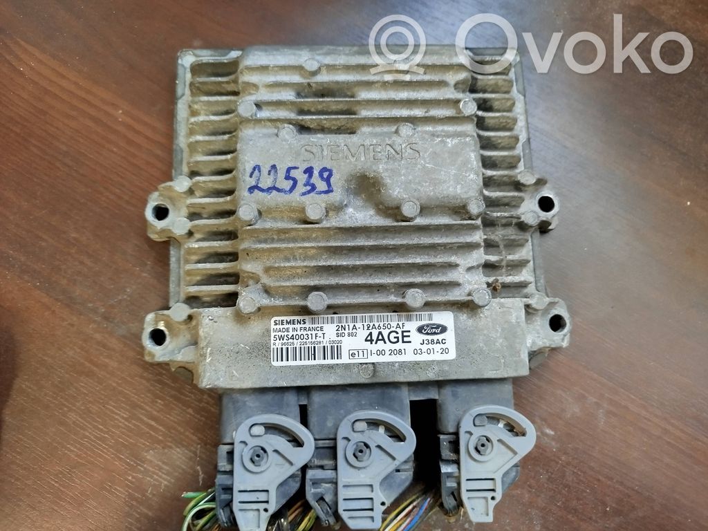 Engine control unit/module   2N1A12A650AF,2N1A12A650AF,5WS40031FT