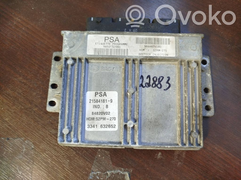 Citroen C5 Engine control unit/module 