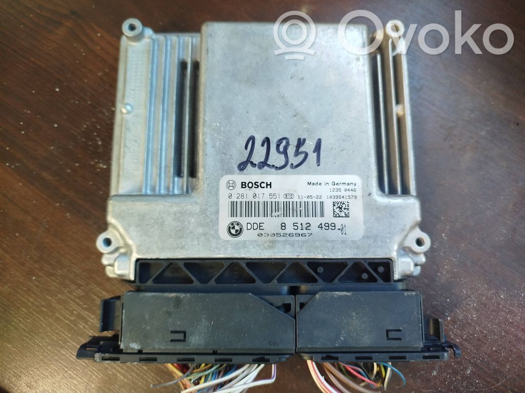 BMW 3 E90 E91 Unidad de control/módulo del motor 