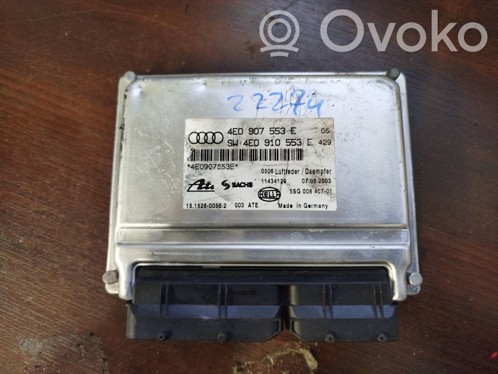 Audi A8 S8 D3 4E Suspension control unit/module 