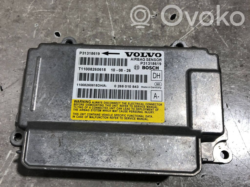 Volvo S60 Airbag control unit/module 