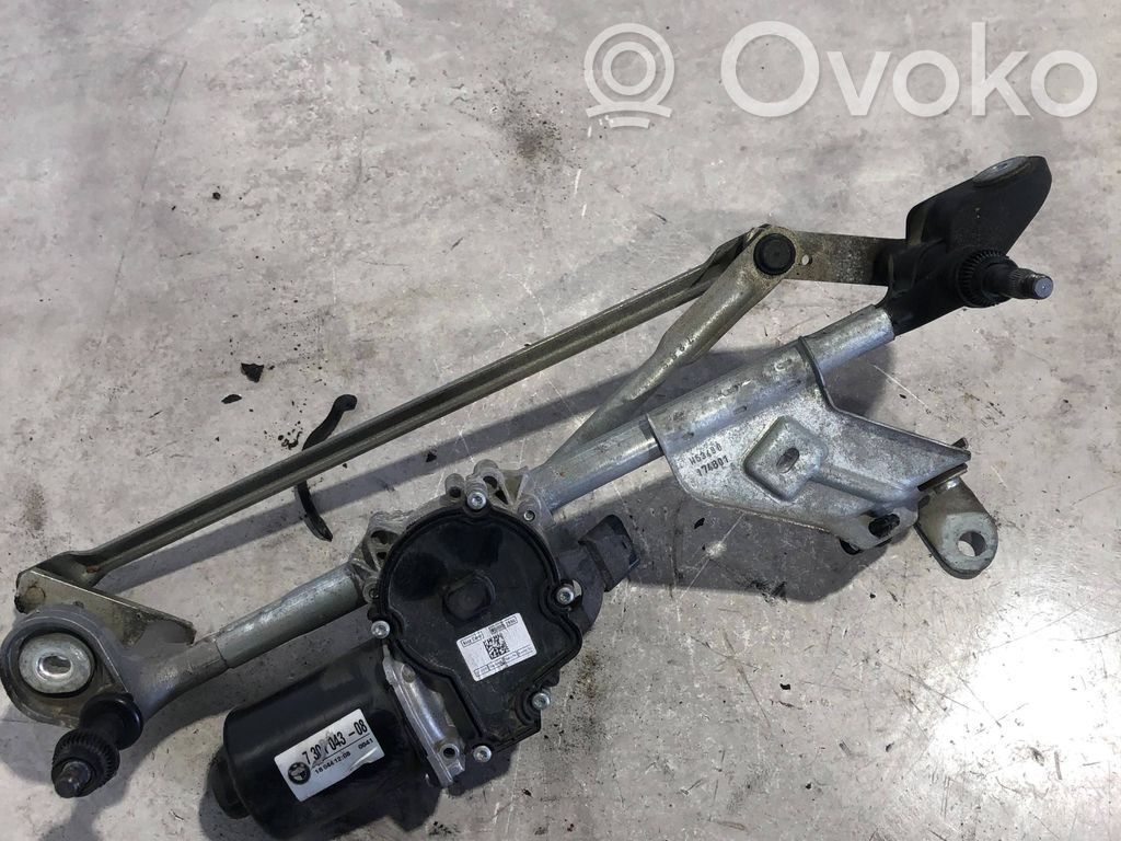 BMW 2 F45 Wischergestänge Wischermotor vorne 