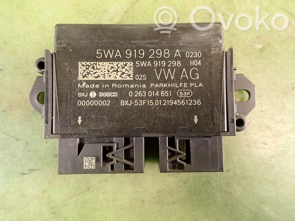 Skoda Octavia Mk4 Parking PDC control unit/module 