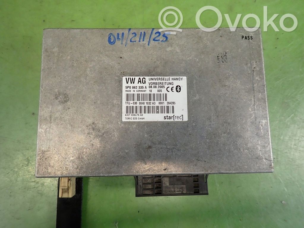 Skoda Octavia Mk2 (1Z) Bluetooth control unit module 