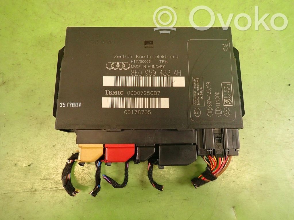 Audi A4 S4 B6 8E 8H Module confort 