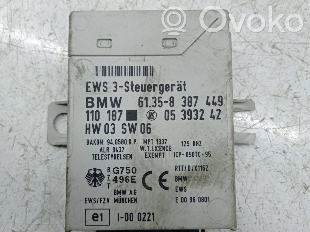 BMW 5 E39 Immobilizer control unit/module 