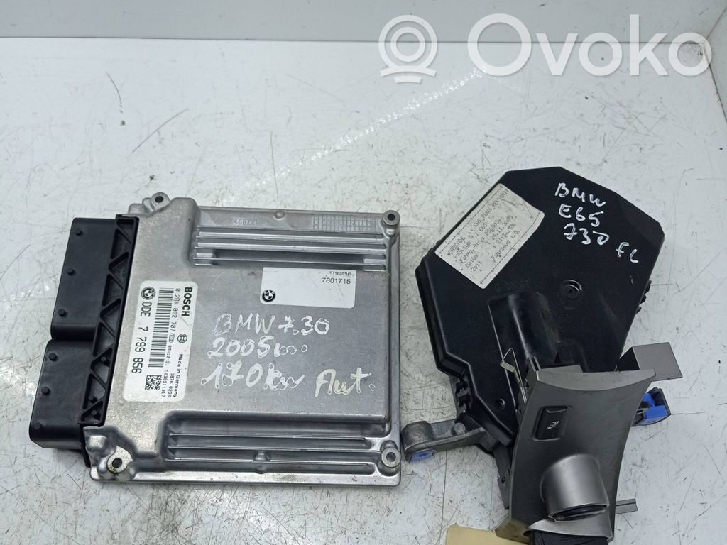 BMW 7 E65 E66 Engine ECU kit and lock set 