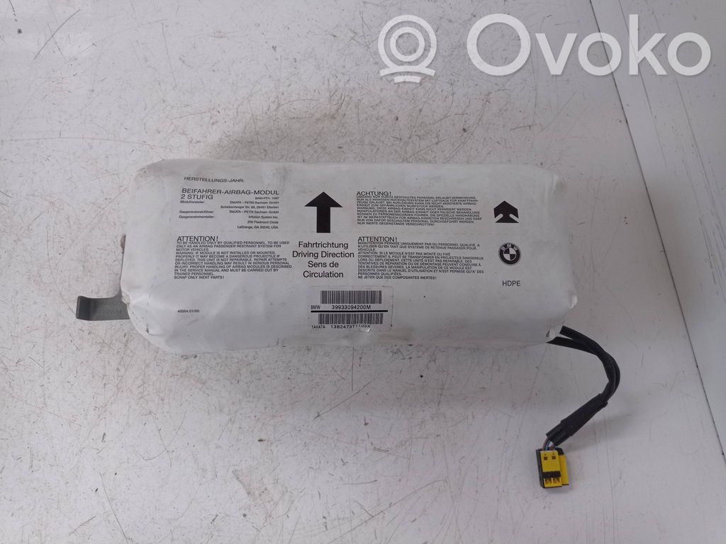 BMW 3 E46 Airbag del pasajero 