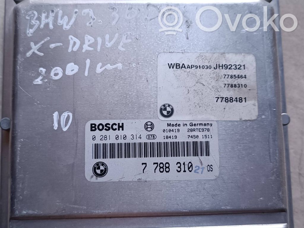BMW 3 E46 Engine control unit/module 