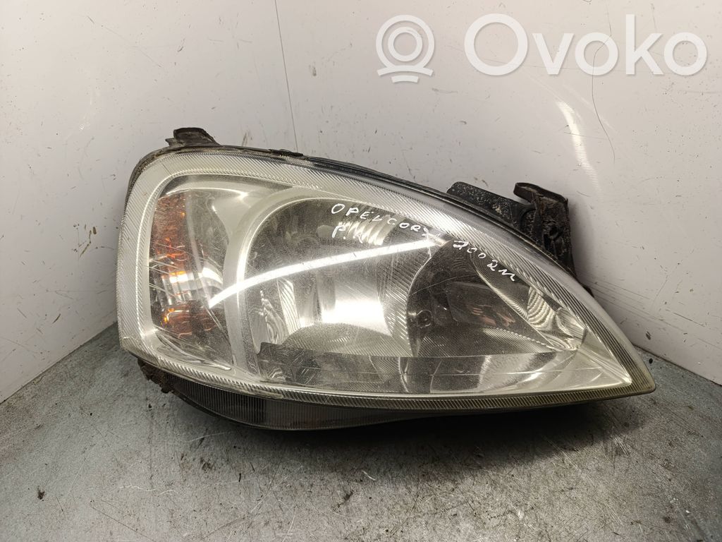 Opel Corsa C Priekinis žibintas 