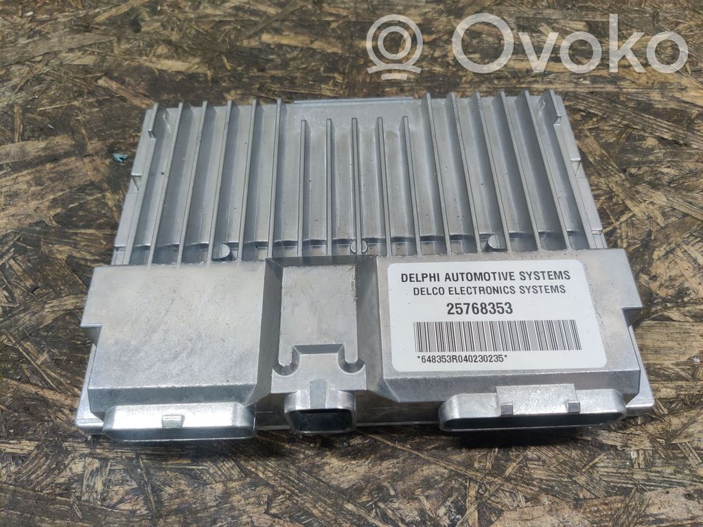Other control units/modules   25768353