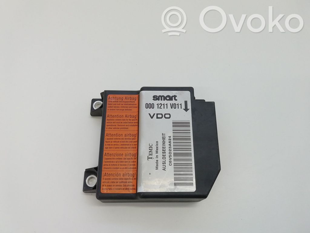 Smart ForTwo I Airbag control unit/module 