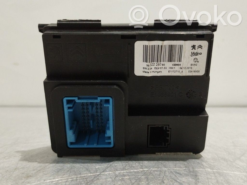 Climate control unit   9832228080,E1172710A