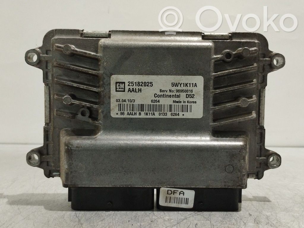 Unidad de control/módulo del motor   25182025,5WY1K11A,AALH