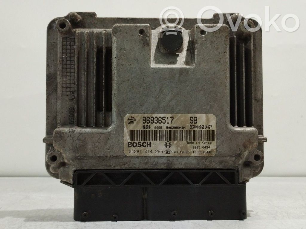Engine control unit/module   96836517,0281014296