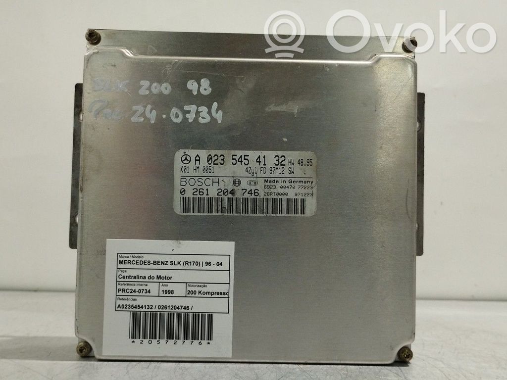 Engine control unit/module   A0235454132,0261204746