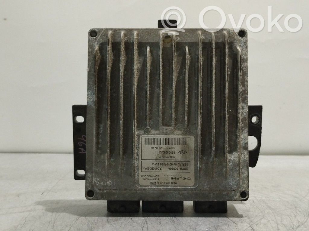 Unidad de control/módulo del motor   8200259832,8200308212,R0410B020A