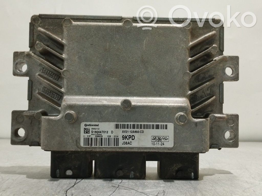 Engine control unit/module   AV2112A650CD,9KPD,S180047012D