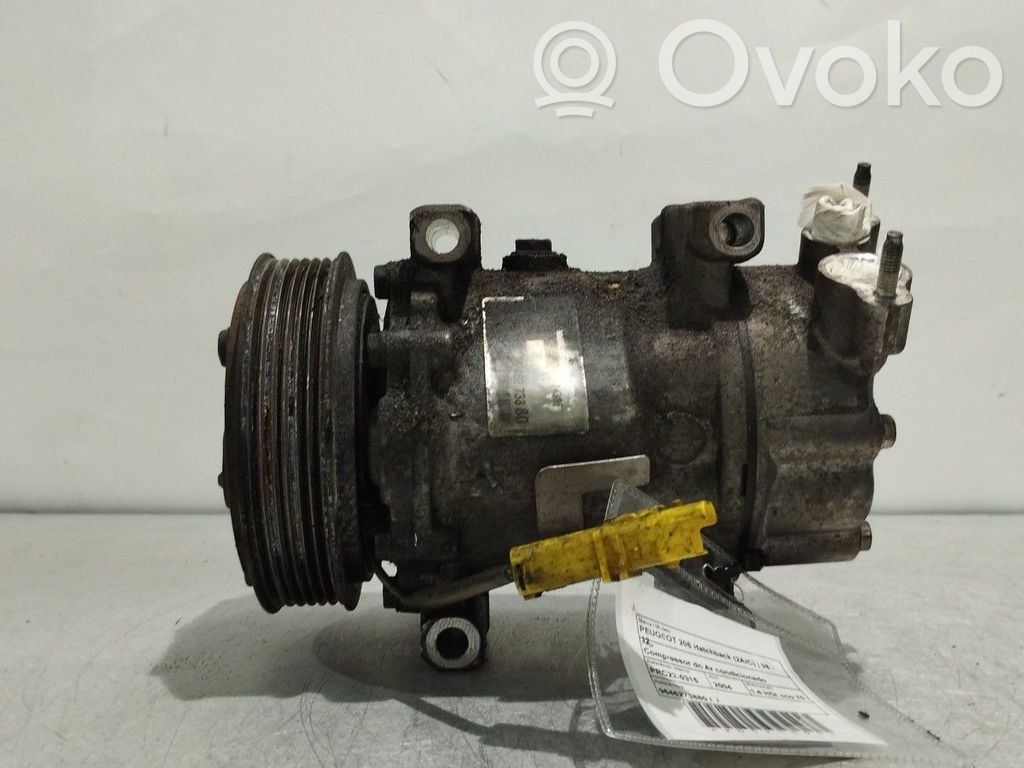 Peugeot 206 Compressore aria condizionata (A/C) (pompa)