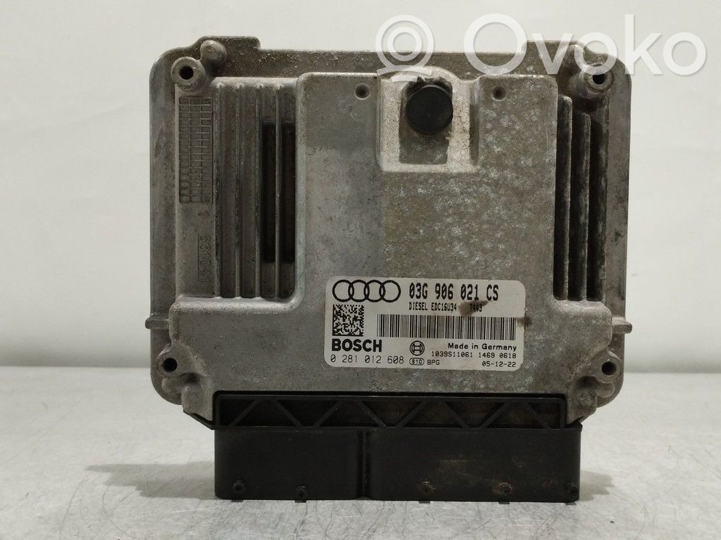 Audi A3 S3 A3 Sportback 8P Centralina/modulo del motore 