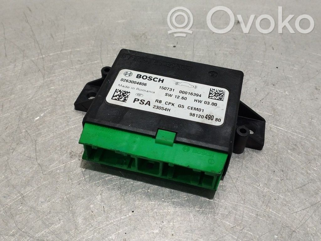 Parking PDC sensor display screen   9812049080