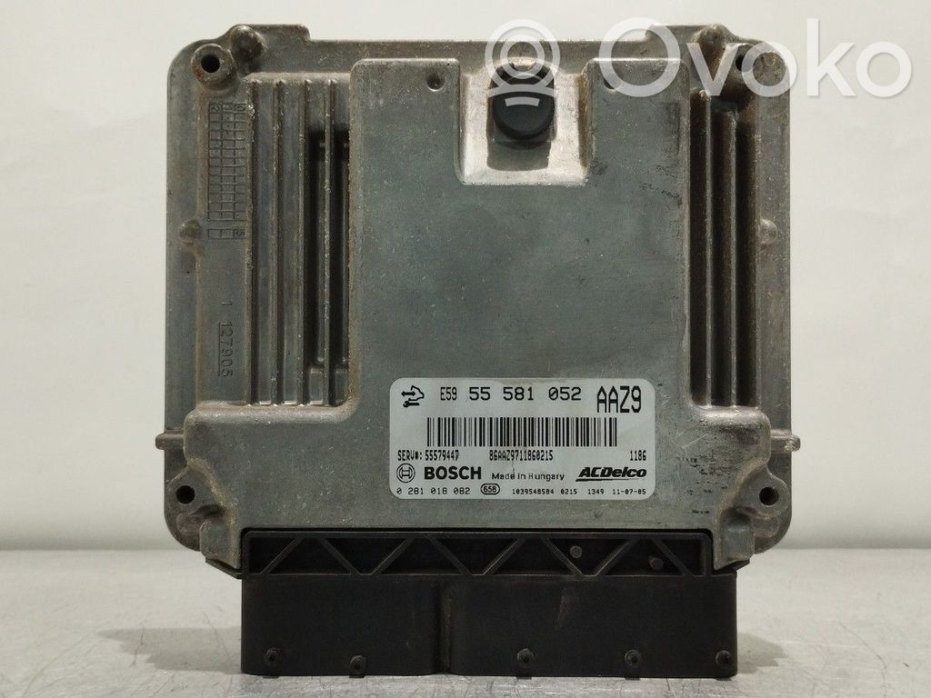 Unidad de control/módulo del motor   55581052,0281018082,55579447,AAZ9