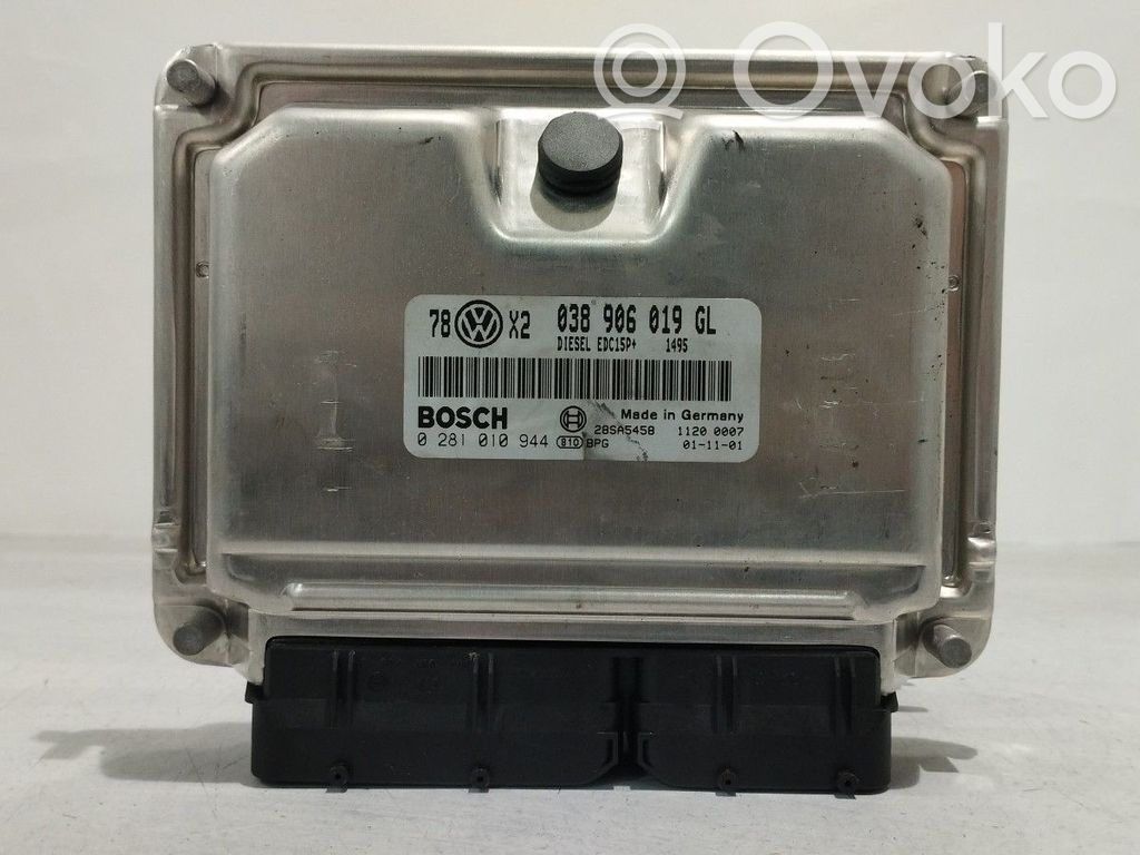 Moottorin ohjainlaite/moduuli   038906019GL,0281010944