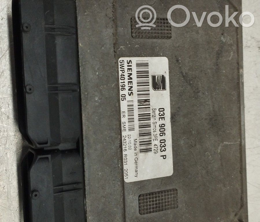 Unidad de control/módulo del motor   03E906033P,5WP4019605