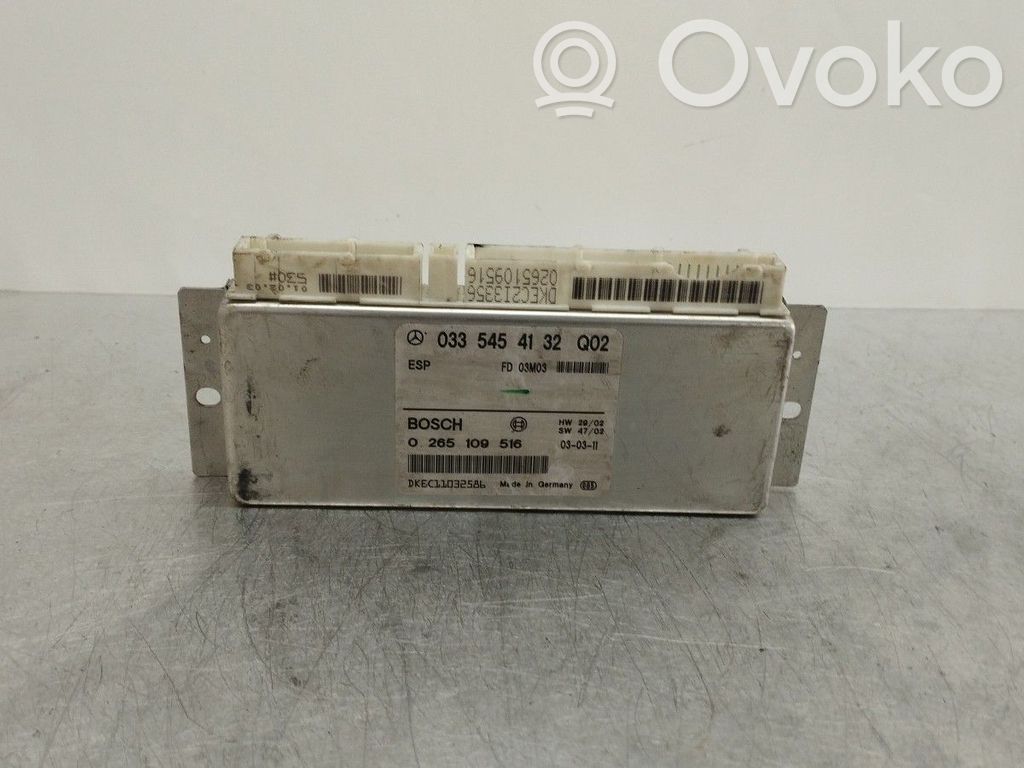 Unidad de control/módulo del ABS   0335454132,0265109516
