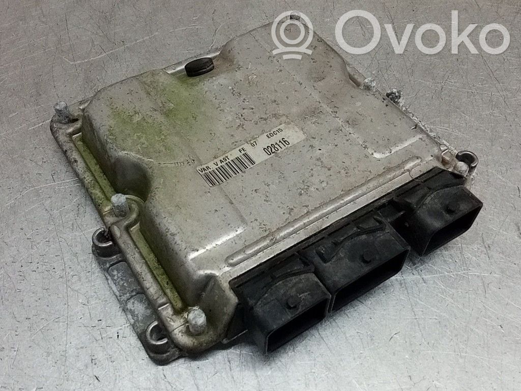 Unitate/modul de control motor   9652590480,0281011334,EDC15C2
