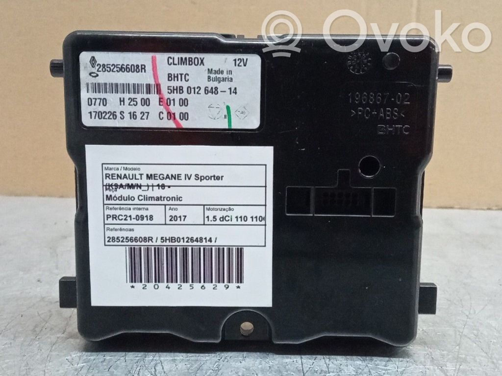 Unidad de control climatización   285256608R,5HB01264814