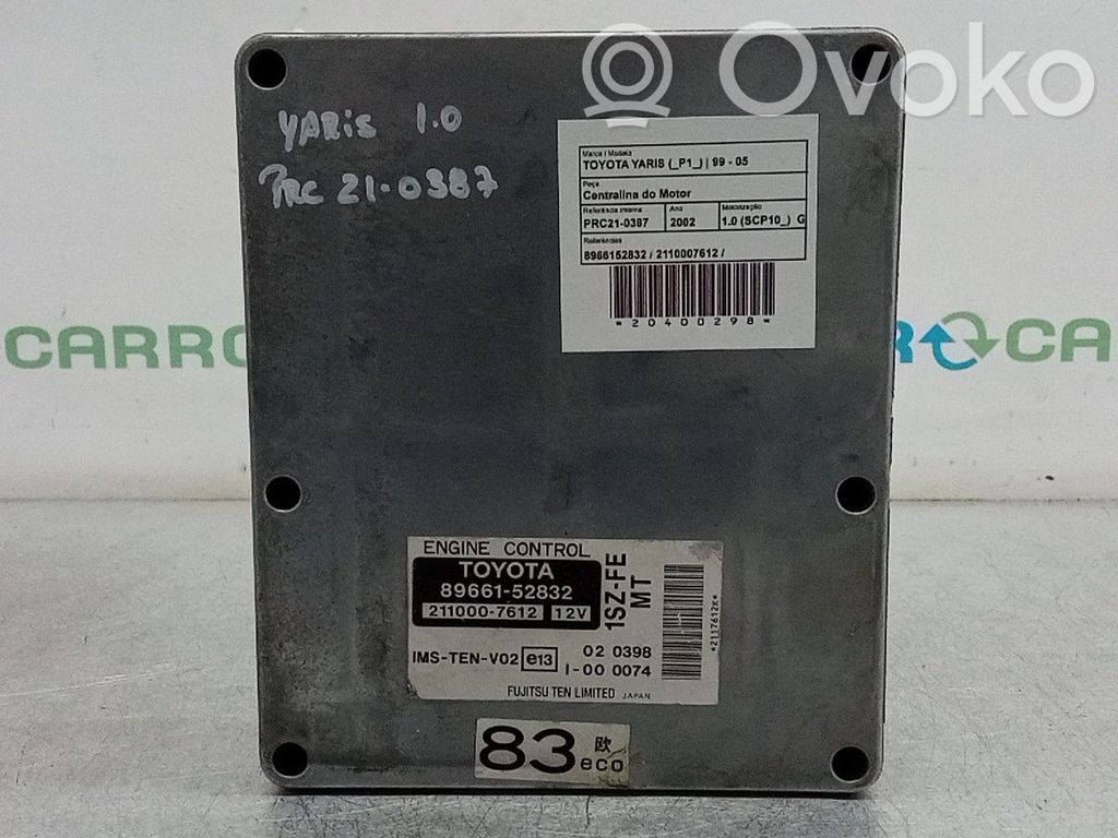 Unidad de control/módulo del motor   8966152832,2110007612