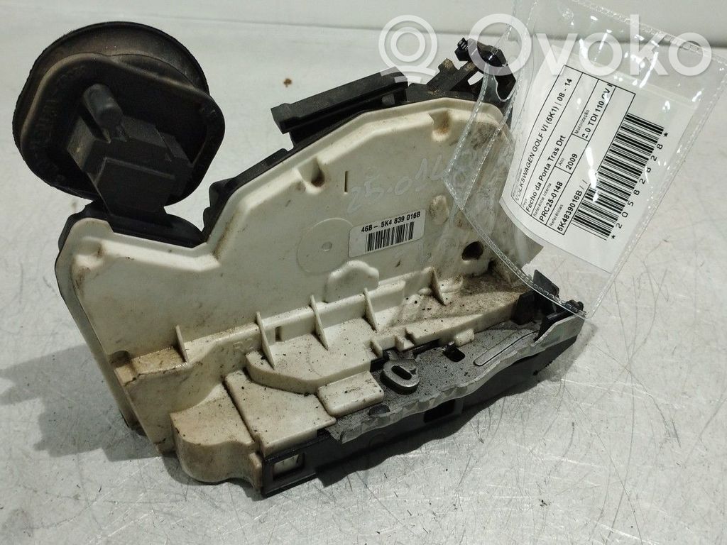 Cerradura de puerta trasera   5K4839016B