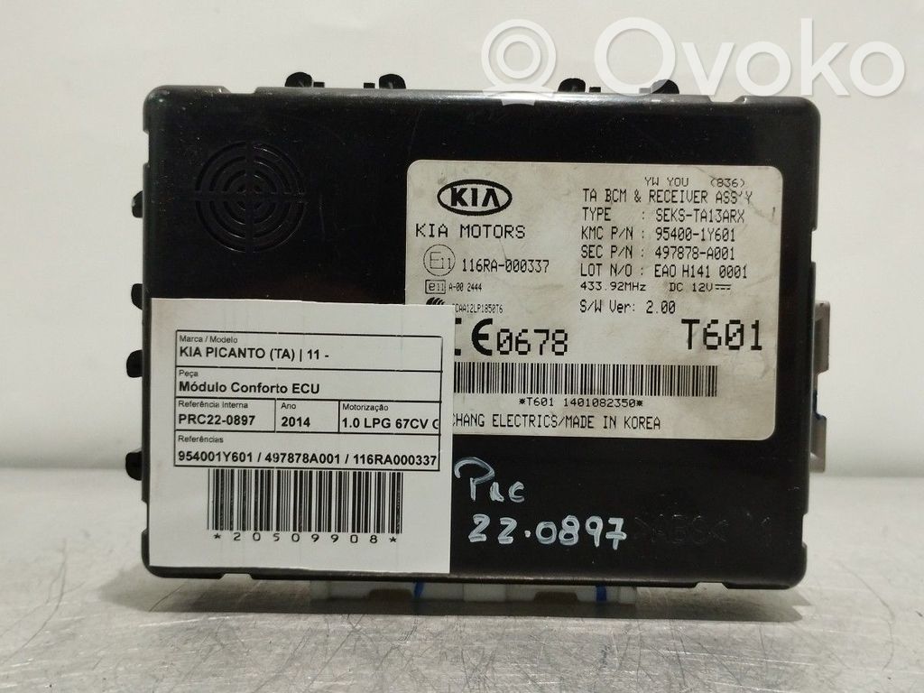 Unidad de control/módulo del motor   954001Y601,116RA000337,497878A001